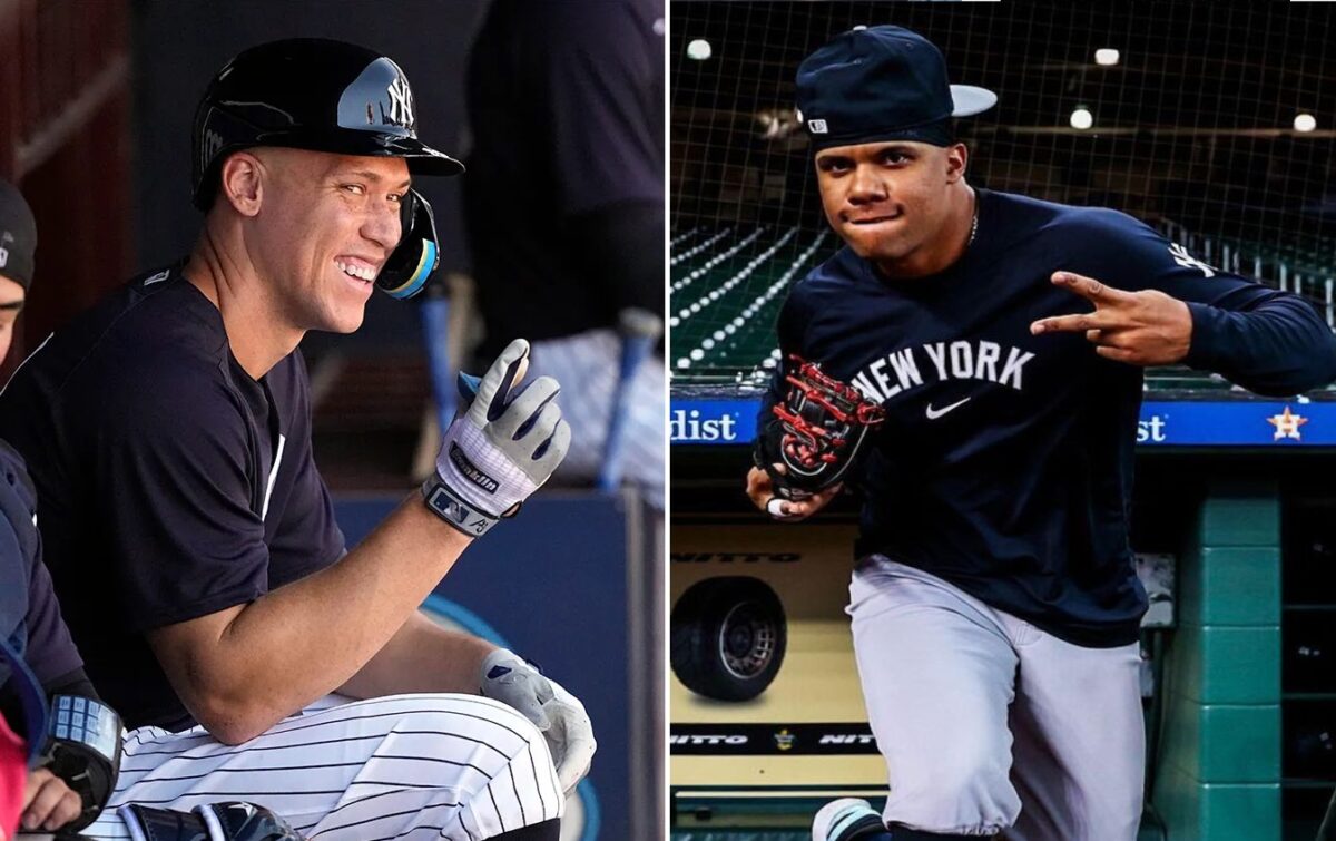 Las superestrellas de los Yankees Aaron Judge y Juan Soto