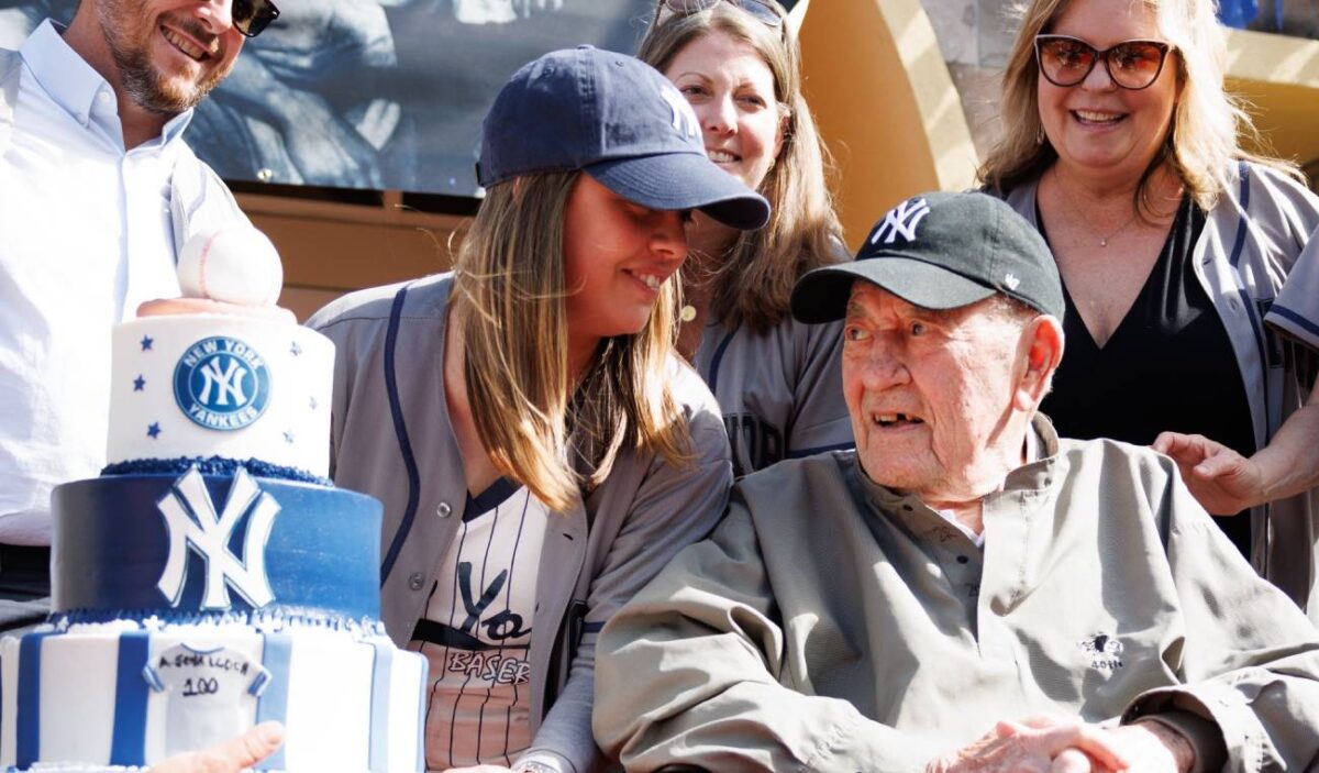 Ex-Yankees pitcher celebrates his 100th birthday with his family on Thursday, April 25, 2024