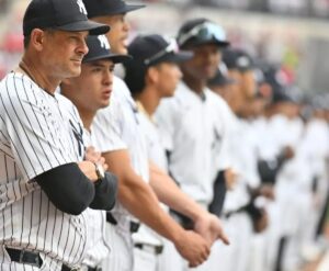 Aaron Boone and his Yankees in Mexico to play an exhibition game on March 26, 2024.