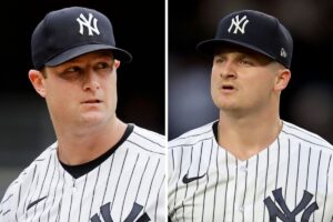 The new york yankees players: clarck schmidt and gerrit cole