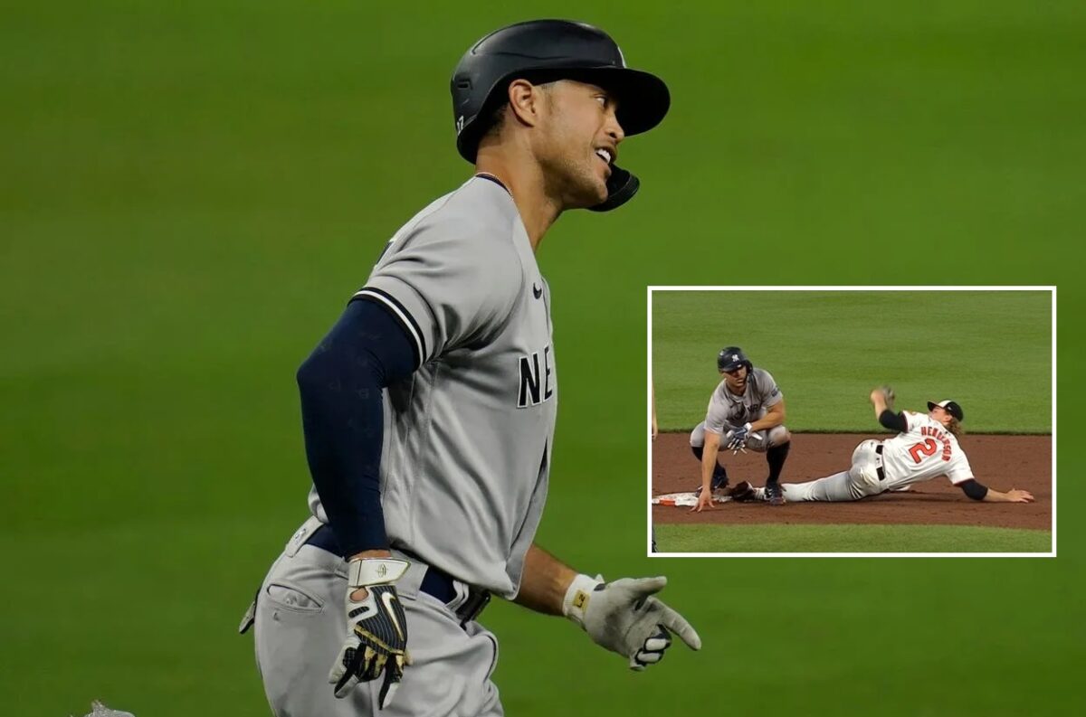 Yankees' Giancarlo Stanton reluctant baserunning 