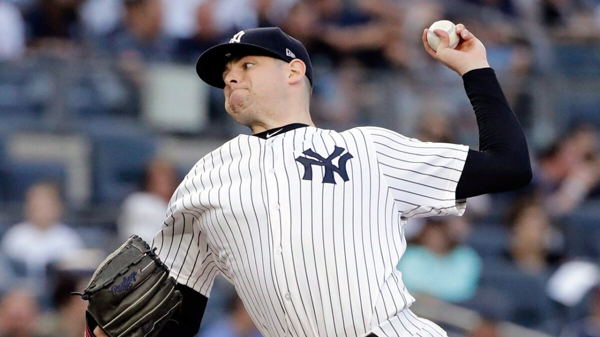 El ex lanzador de los Yankees, Jordan Montgomery...