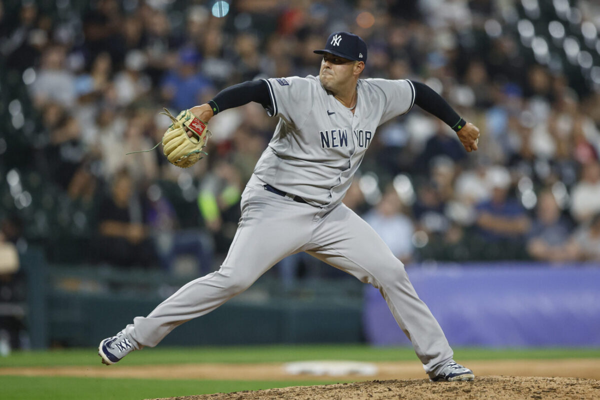 Yankees trade reliever Nick Ramirez to Dodgers for cash on April 2, 2024.