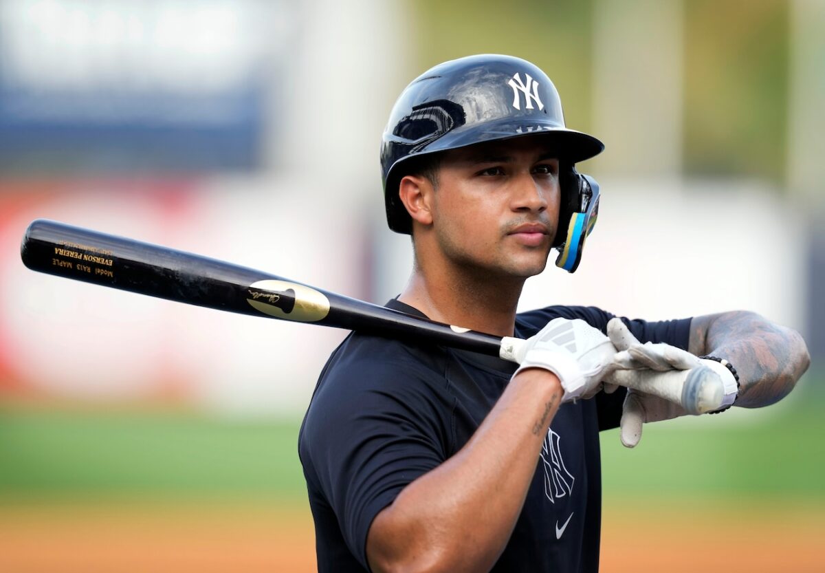 Yankees outfielder Everson Pereira was 2-for-3 on Friday night with a two-run home run and a base hit