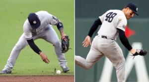 Yankees' Gleyber Torres and Anthony Rizzo have a poor defensive outing, costs game vs. Padres in San Diego on May 26, 2024.