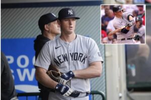 New York Yankees third baseman DJ LeMahieu return from injury to debut in the team's baseball game against the Los Angeles Angels, Tuesday, May 28, 2024, in Anaheim, Calif.