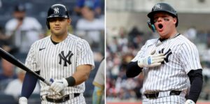 Yankees' outfielders Jasson Dominguez and Alex Verdugo