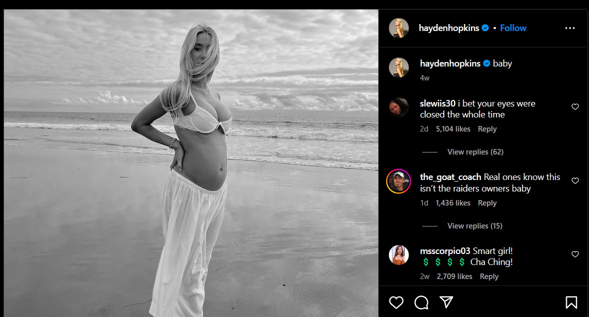 Joey Gallo's girlfriend announced her pregnancy in a heartfelt Instagram post.