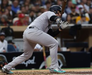 Yankees' Anthony Rizzo in action against the Padres in San Diego in May 2024.