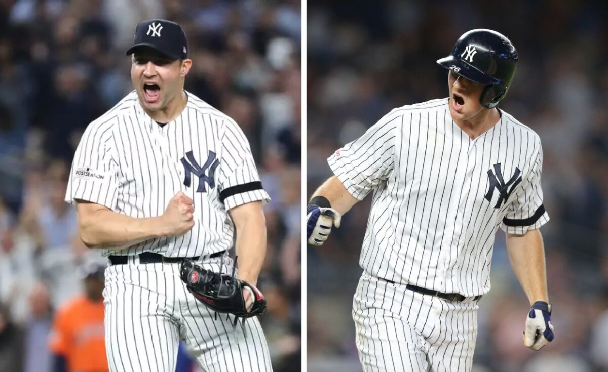 Player of the new york yankees: DJ Lemahieu and Tommy Kahnle
