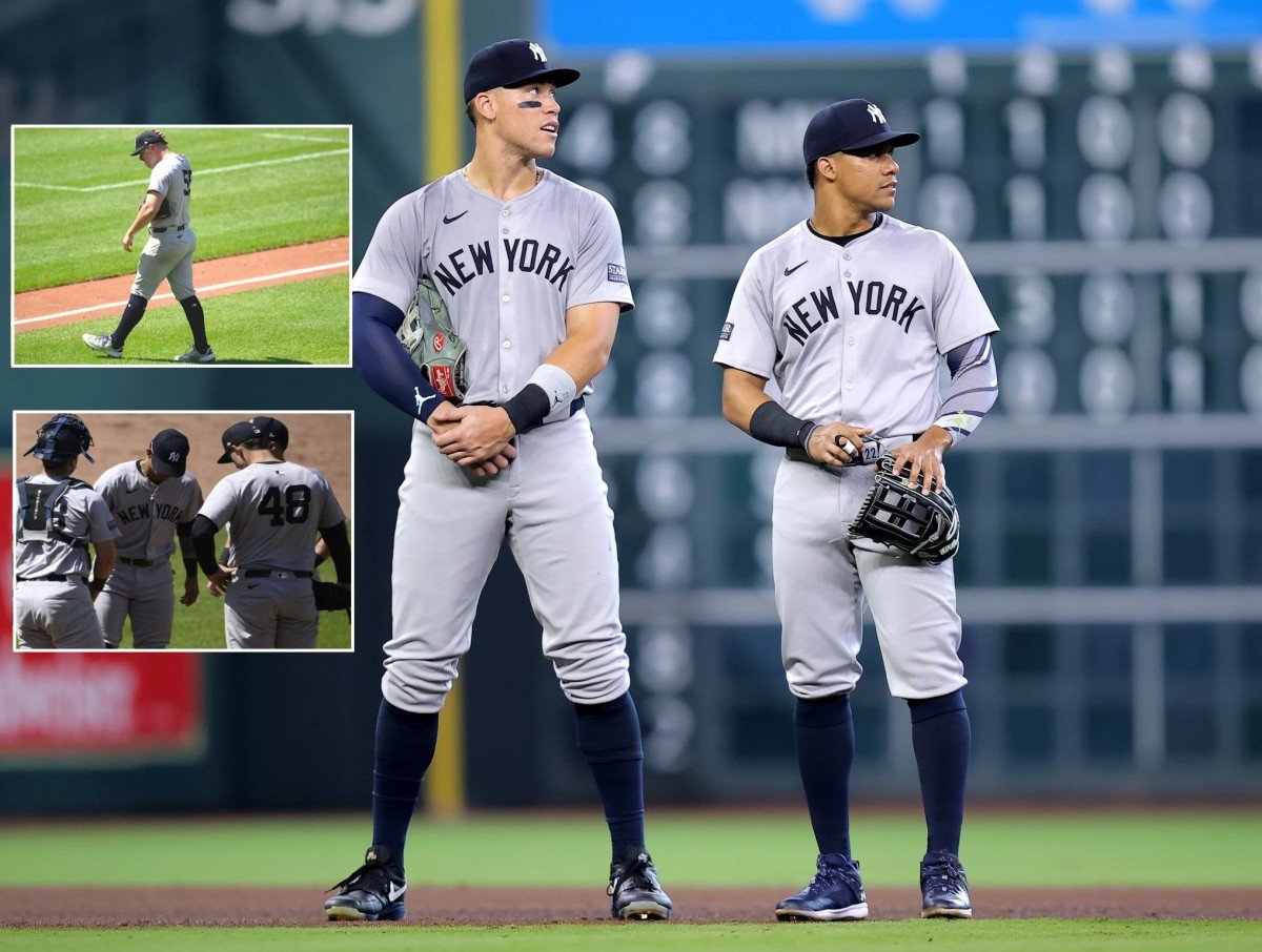 Images of the New York Yankees players after losing to Orioles 7-2 at Camden Yards on May 2, 2024.