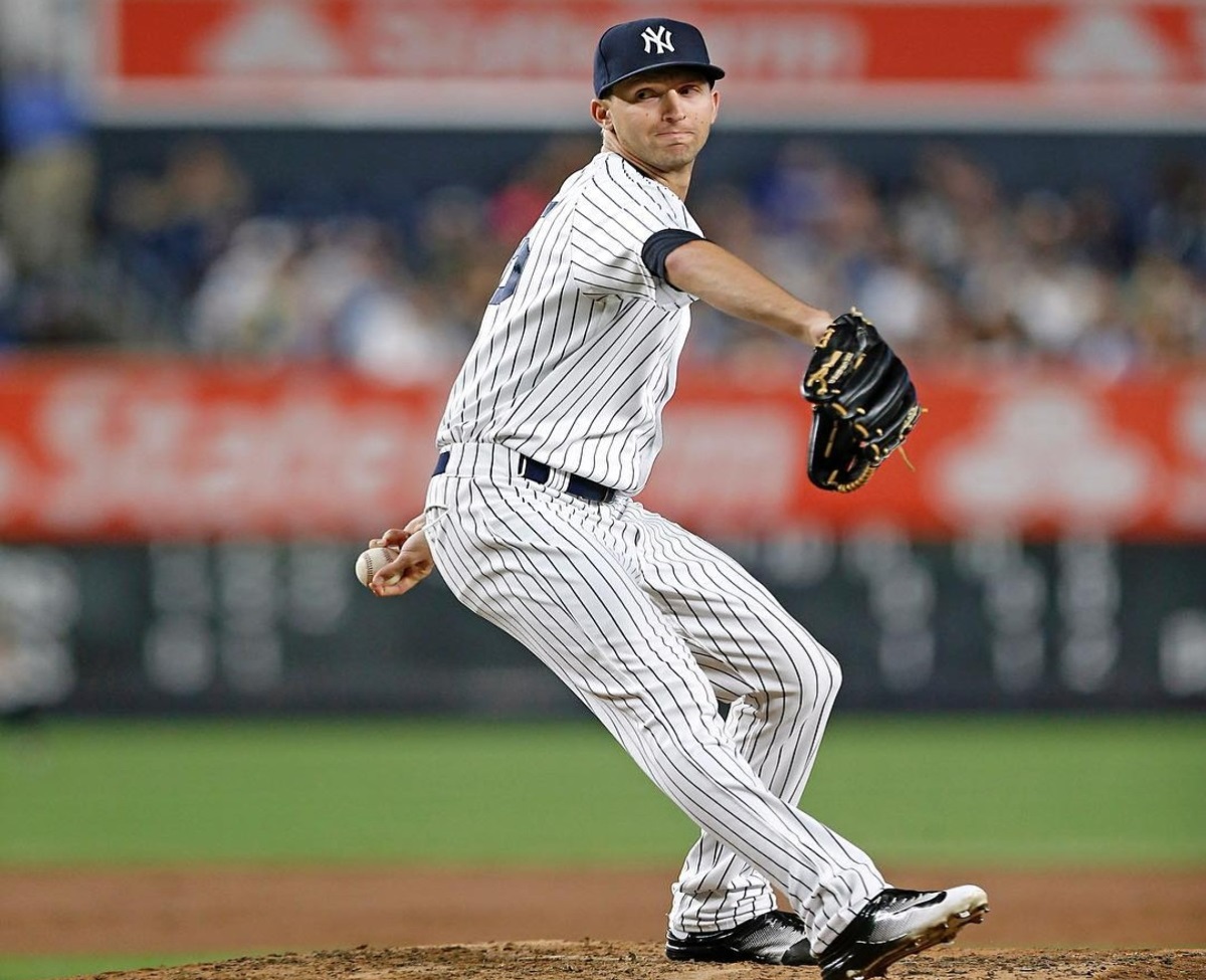 Chasen Shreve, who played for the Yankees from 20115 to 2018, returns to the Bronx on June 22, 2024.