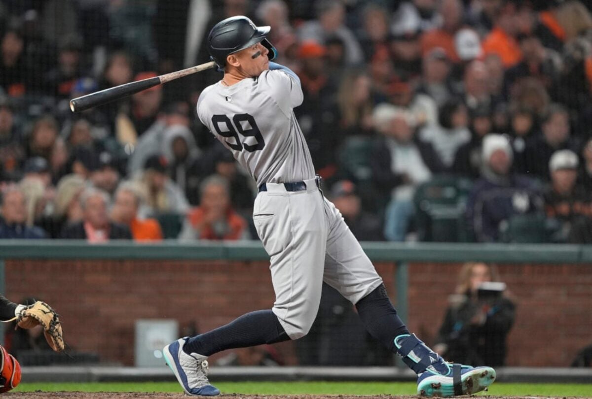Aaron Judge Crushes 460-Foot Moonshot, Now Tied for MLB HR Lead with Schwarber and Acuña