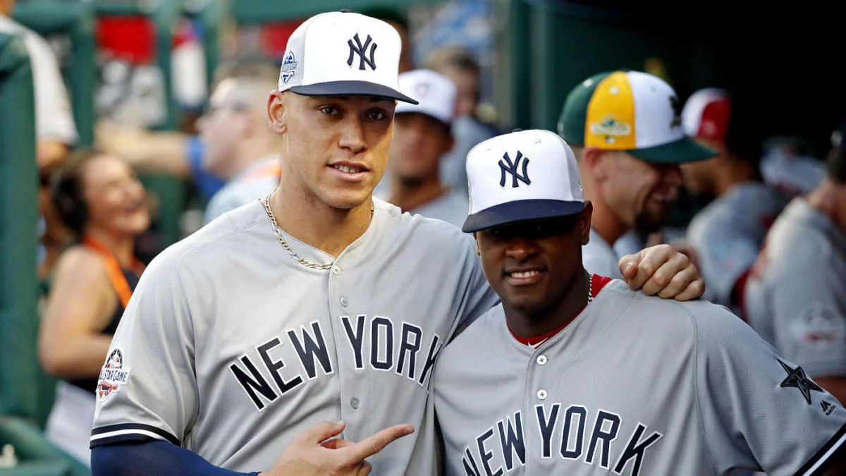 Yankees' star Aaron Judge and former Yankee Luis Severino