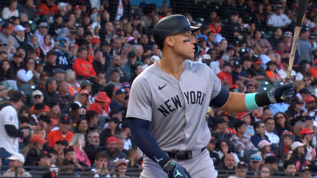 Aaron Judge alcanza los 460 metros, ahora empatado con Schwarber y Acuña en el liderato de HR de la MLB