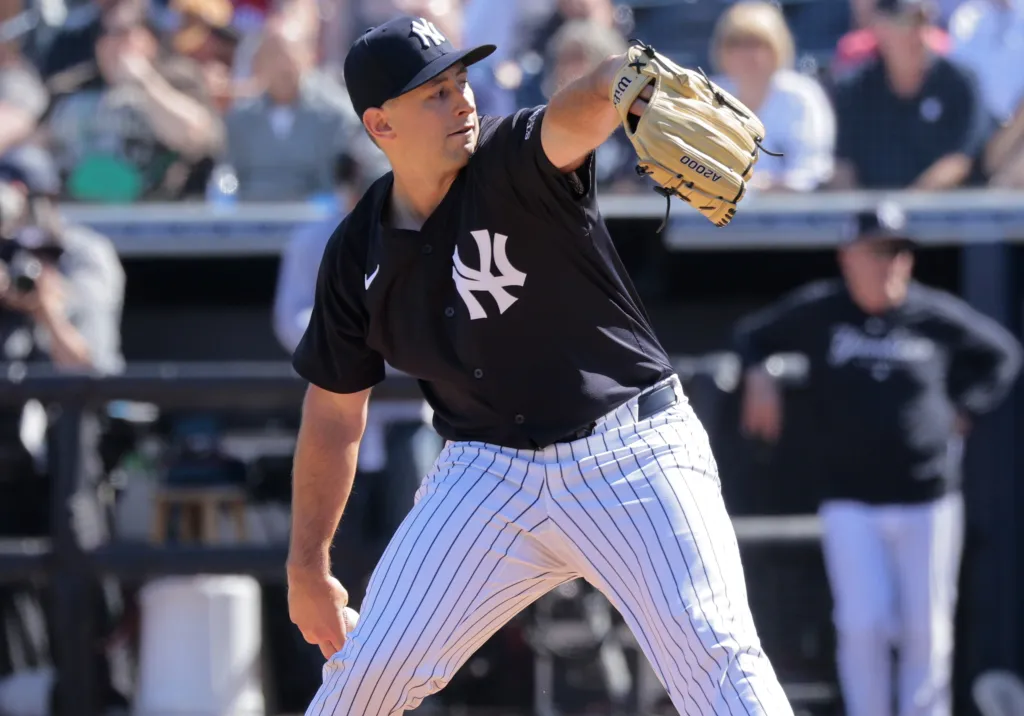 The Yankees have activated Cody Poteet from the minors to play against the San Francisco Giants, on June 1, 2024.