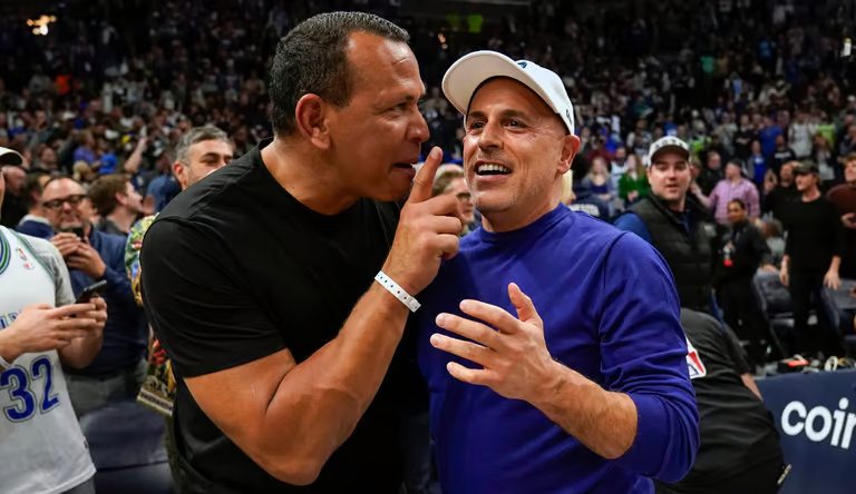 "Alex Rodriguez Spotted Courtside at Timberwolves NBA Game in 2024
