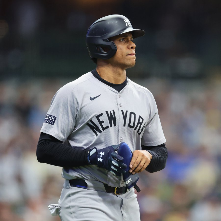 Según Aaron Boone, Juan Soto podría estar disponible para jugar con los Yankees el 8 ó 9 de junio de 2024.