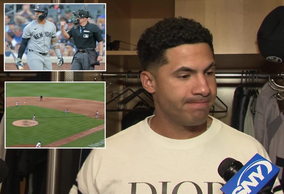 Gleyber Torres speaks to media after his 12th defensive error and lack of hustle at Citi Field on June 25, 2024.