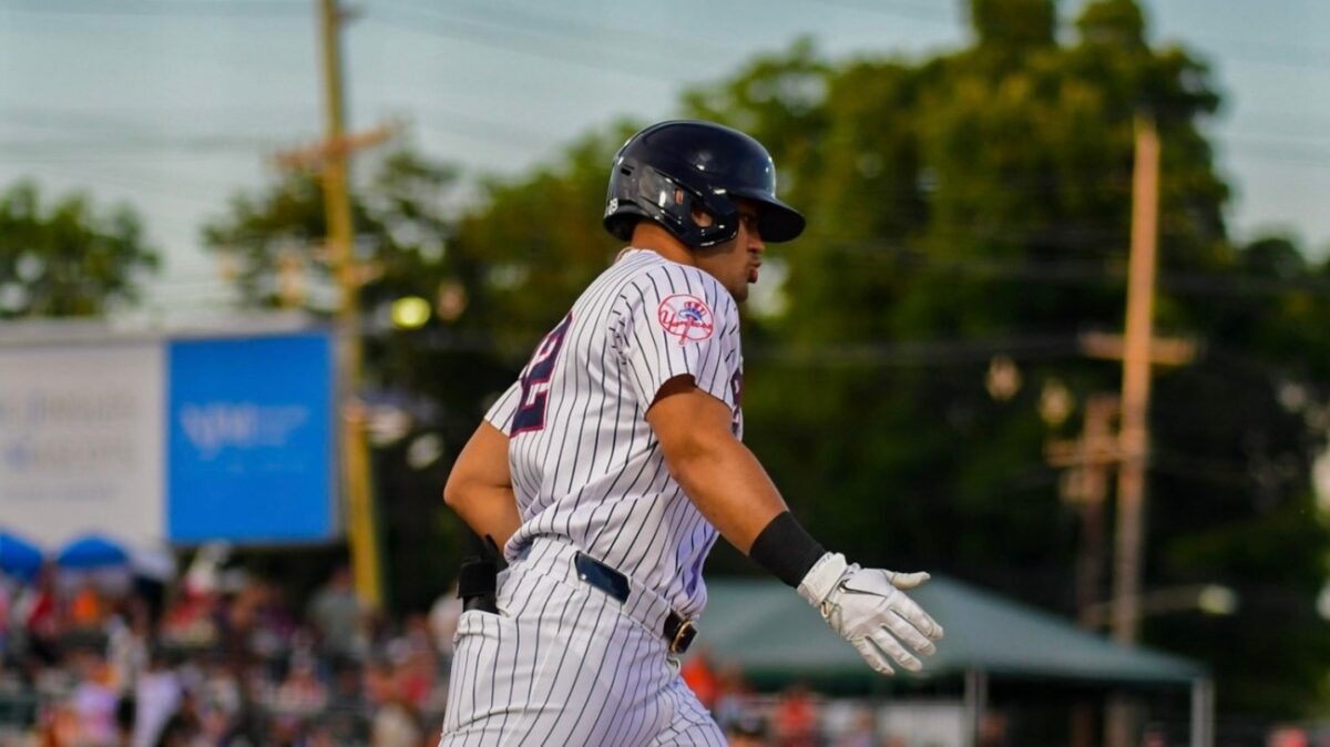 The Yankees have been monitoring Jasson Dominguez's hot streak of homers in the minor leagues.
