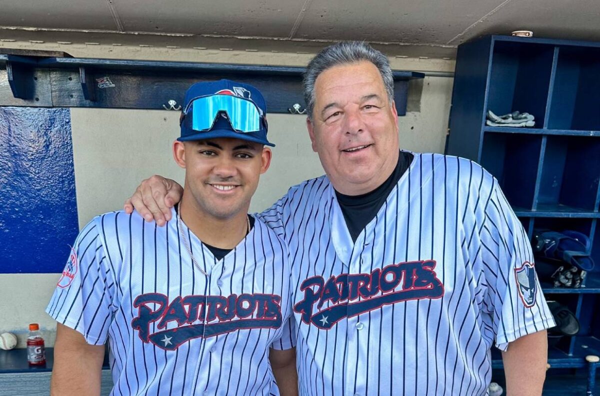 Yankees' prospect Jasson Dominguez and The Sopranos actor Steve Schirripa