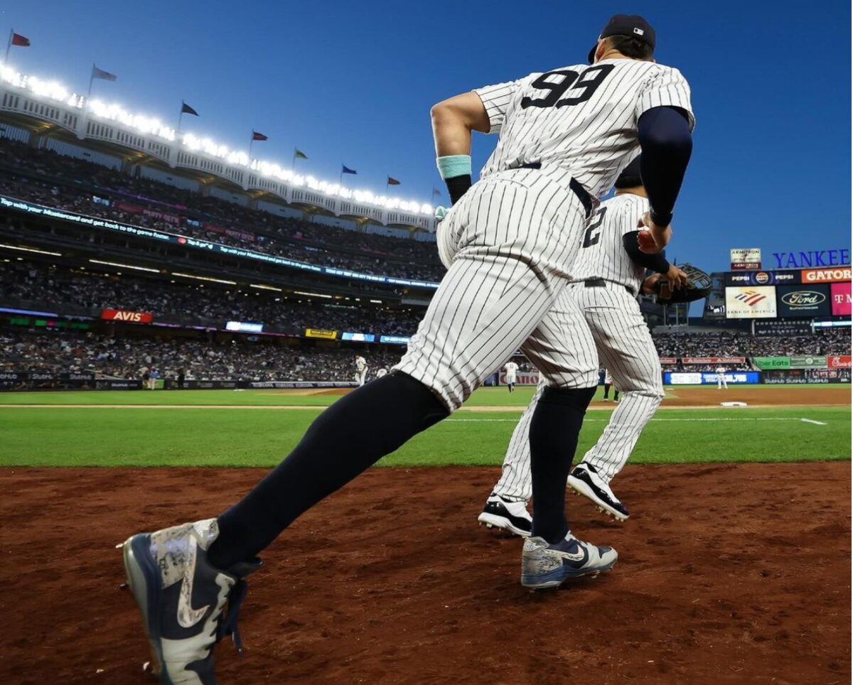 Yankees' Aaron Judge and Juan Soto is going to take the field against the Braves at Yankee Stadium on June 22, 2024.