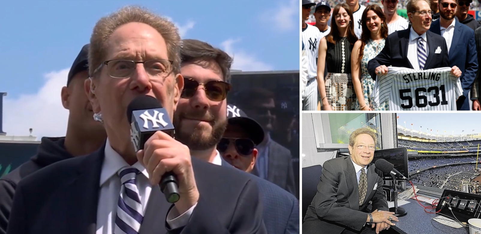 Yankees legendary voice John Sterling