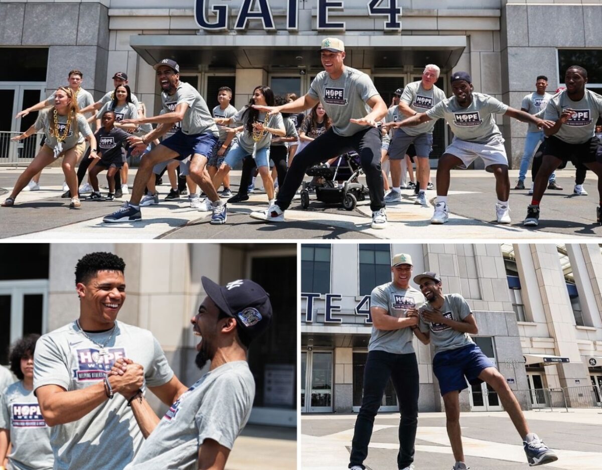 Yankees conclude 2024 HOPE Week with group dance skit