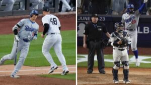 Scenes from the Yankees vs. Dodgers game at Yankee Stadium on June 7, 2024.