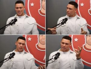 Yankees captain Aaron Judge speaks during an interview on the "Casa de Klub" podcast, July 9, 2024.