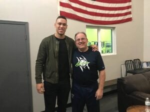 Aaron Judge and the hitting coach