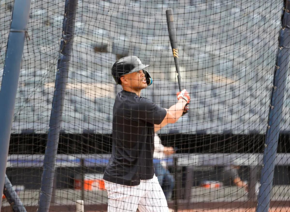 Manager Aaron Boone announced before Friday's game that Giancarlo Stanton is expected to be back in the Yankees' lineup on Monday. The series opener will be against the Philadelphia Phillies.