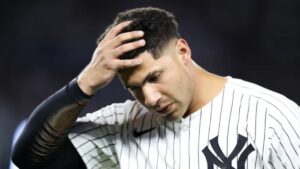 New York Yankees second baseman Gleyber Torres will miss his second consecutive game on Sunday against the Boston Red Sox due to right groin soreness. 
