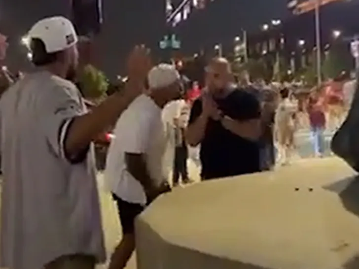 A Yankees fan was captured on video delivering a knockout punch to another man outside of Citizens Bank Park in Philadelphia on Tuesday night. 