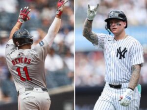 Red Sox's Rafael Devers and Yankees' Alex Verdugo