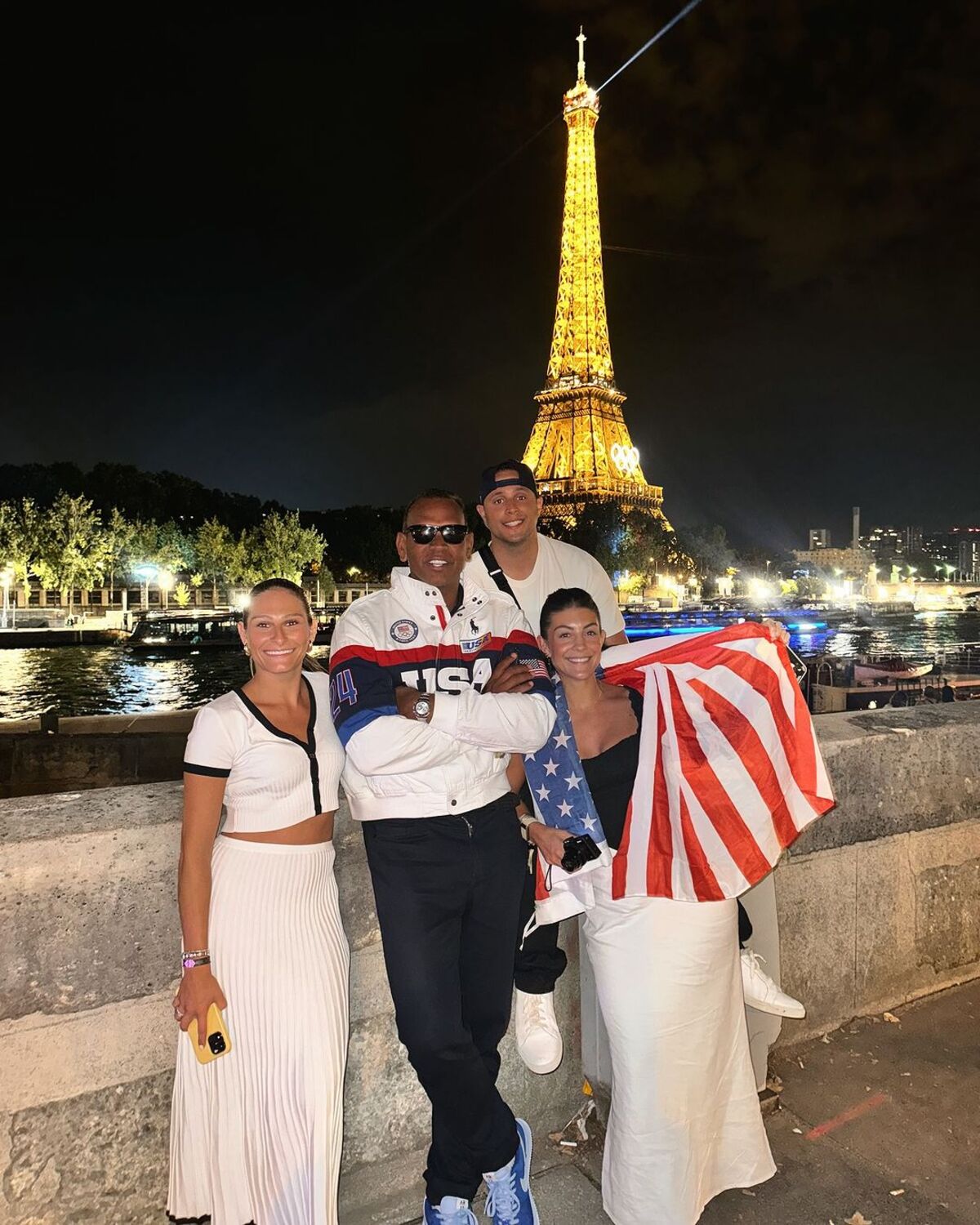 Alex Rodriguez Embraces Dual Heritage On Paris Olympics Stage