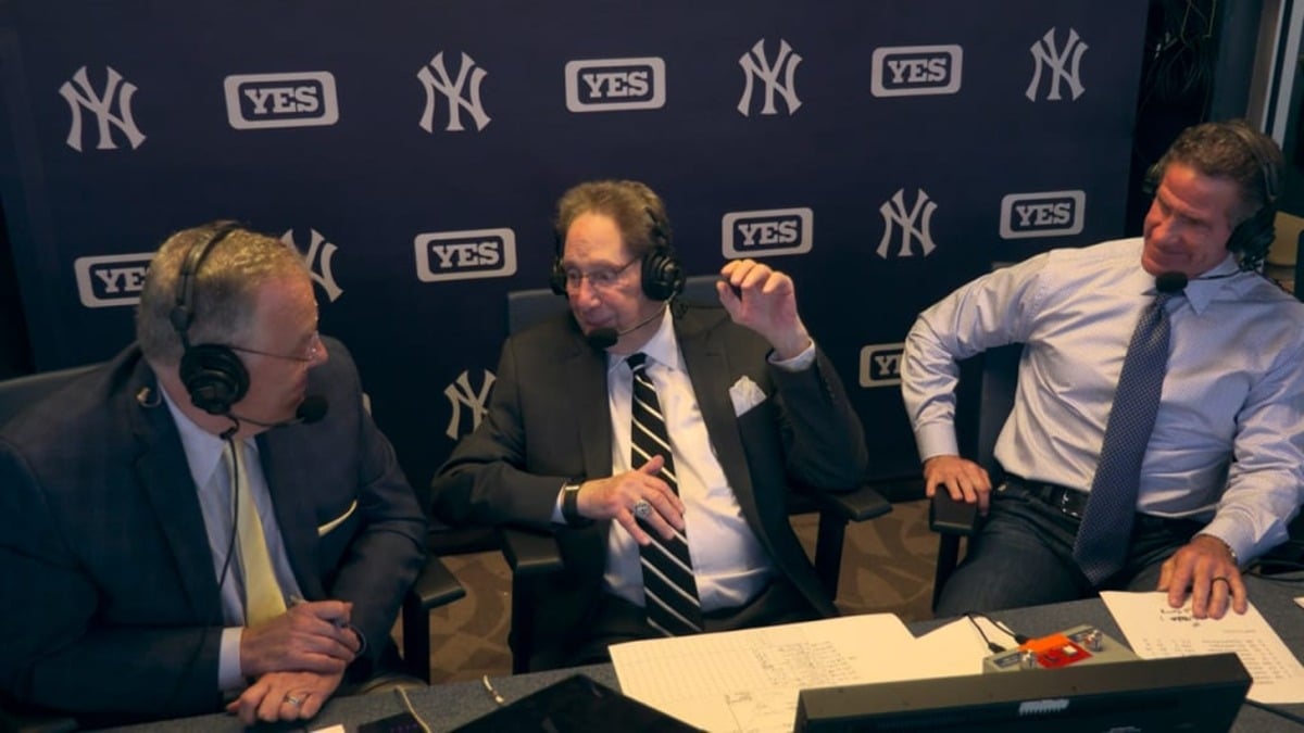 John Sterling made a comeback cameo at YES booth on Aug 20, 2024 at Yankee Stadium.