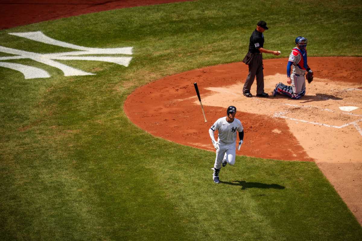 Yankees' Juan Soto against the Texas Rangers on August 11, 2024.