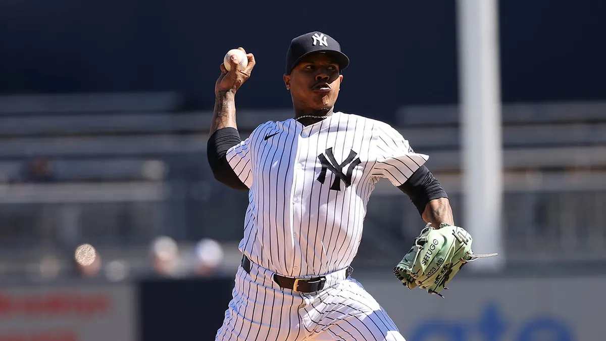 Yankees' pitcher Marcus Stroman at Yankee Stadium.