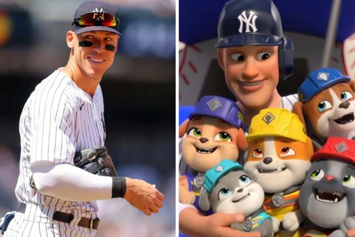 Yankees’ Aaron Judge is facing a slump after his Paw Patrol cameo, sparking lighthearted fan theories about a “Paw Patrol Curse.”