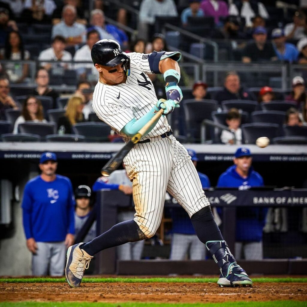 Yankees captain Aaron Judge has now gone without a home run for 70 at-bats.