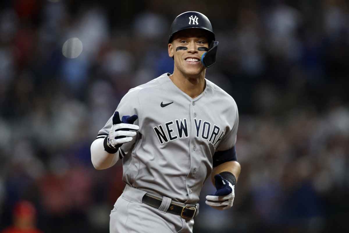 El actual porcentaje de slugging de Aaron Judge, de 0,602, le sitúa en la élite, sólo por detrás de seis jugadores en la historia de la MLB.  