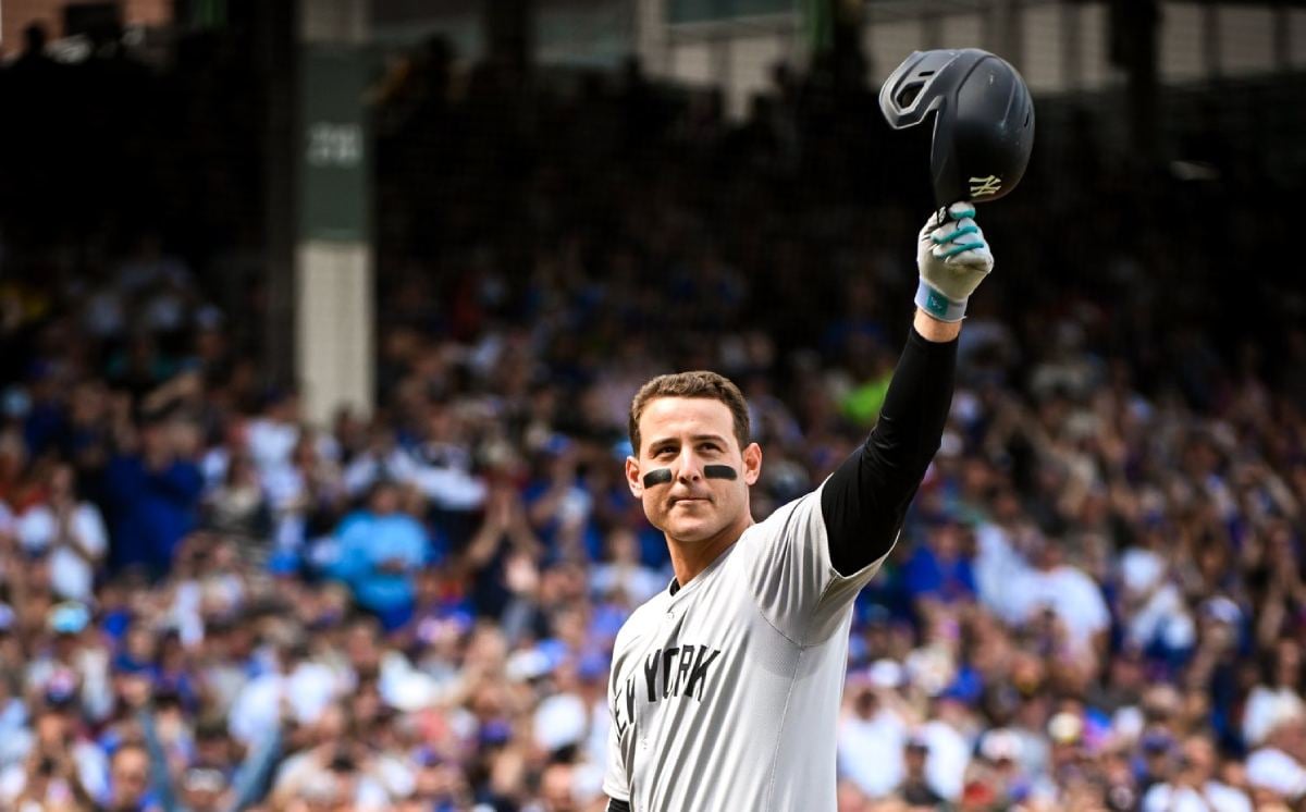 Anthony Rizzo, de los Yankees, regresó al Wrigley Field contra los Chicago Cubs el 6 de septiembre de 2024.