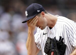 On Sept 11, 2024, Clay Holmes blew his 12th save of the season during the Yankees' win over the Royals at Yankee Stadium