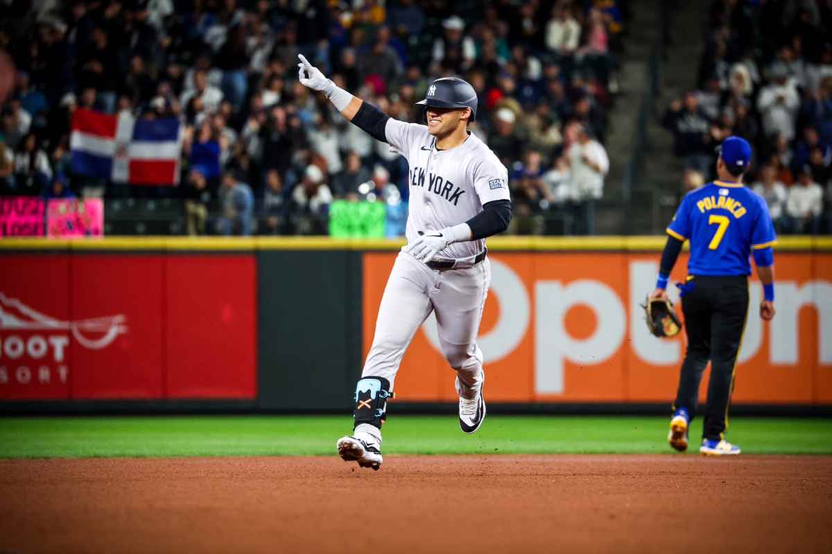 On September 17, 2024, Jasson Dominguez hit his first home run of the season while donning the Yankees uniform.