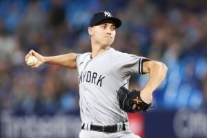 Luke Weaver earned his first career save in the Yankees’ 3-0 victory over the Cubs on Friday, Sept. 6, 2024, in Chicago