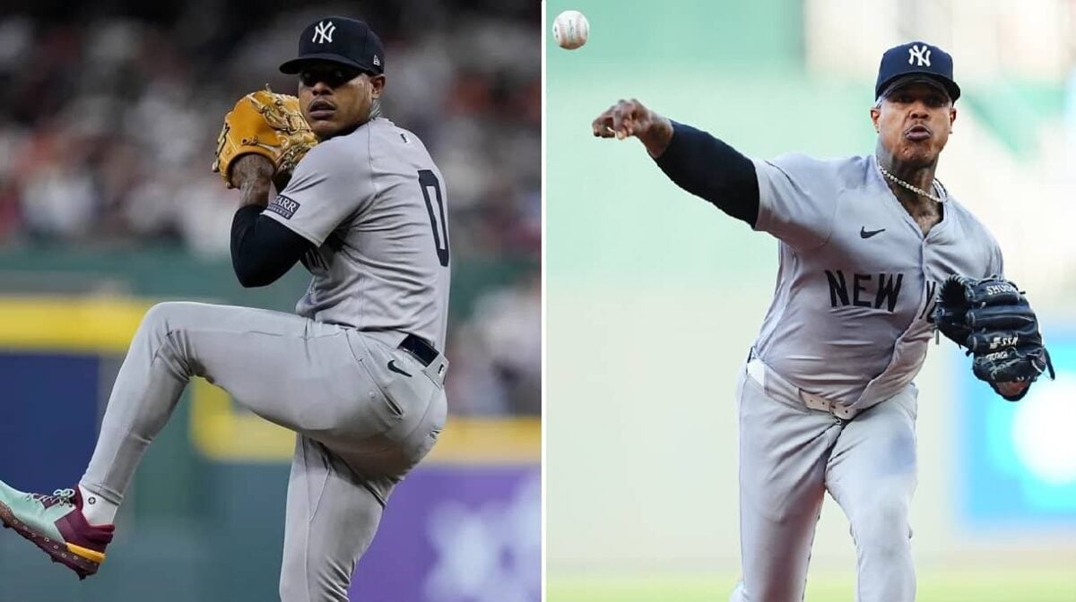 New York Yankees pitcher Marcus August, Stroman in 2024.