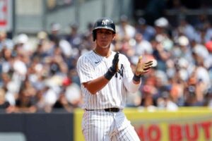 On Sunday, Sept. 15, 2024, Oswald Peraza played in the Yankees lineup against the Red Sox.