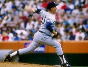 Former Yankees pitcher Tommy John is in 1989.