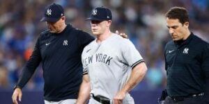 On October 17, 2024, Yankees reliever Ian Hamilton left Thursday’s game against the Cleveland Guardians with an apparent lower-body injury.